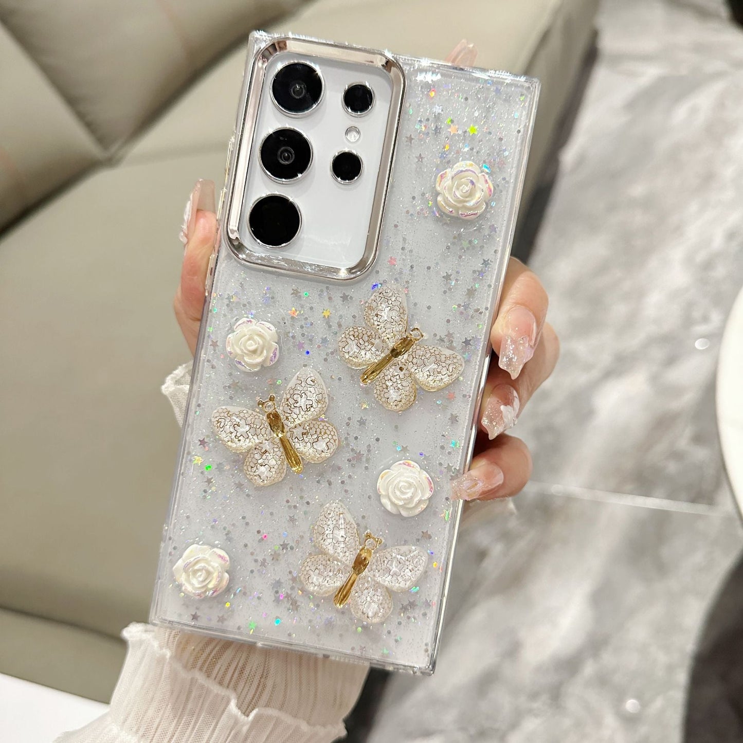 New Bling Butterfly Phone Case for Samsung