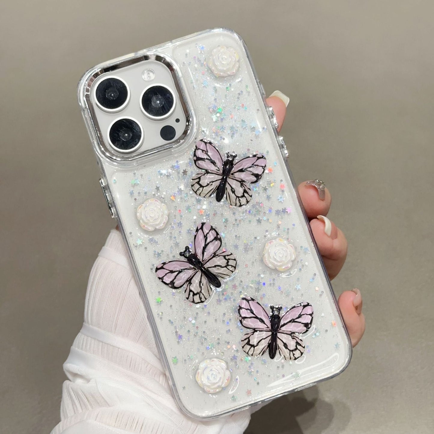 New Bling Butterfly Phone Case for iPhone